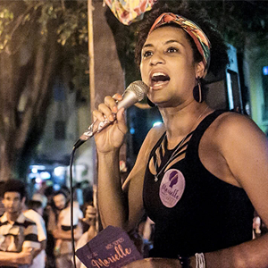 foto de marielle franco da mídia ninja