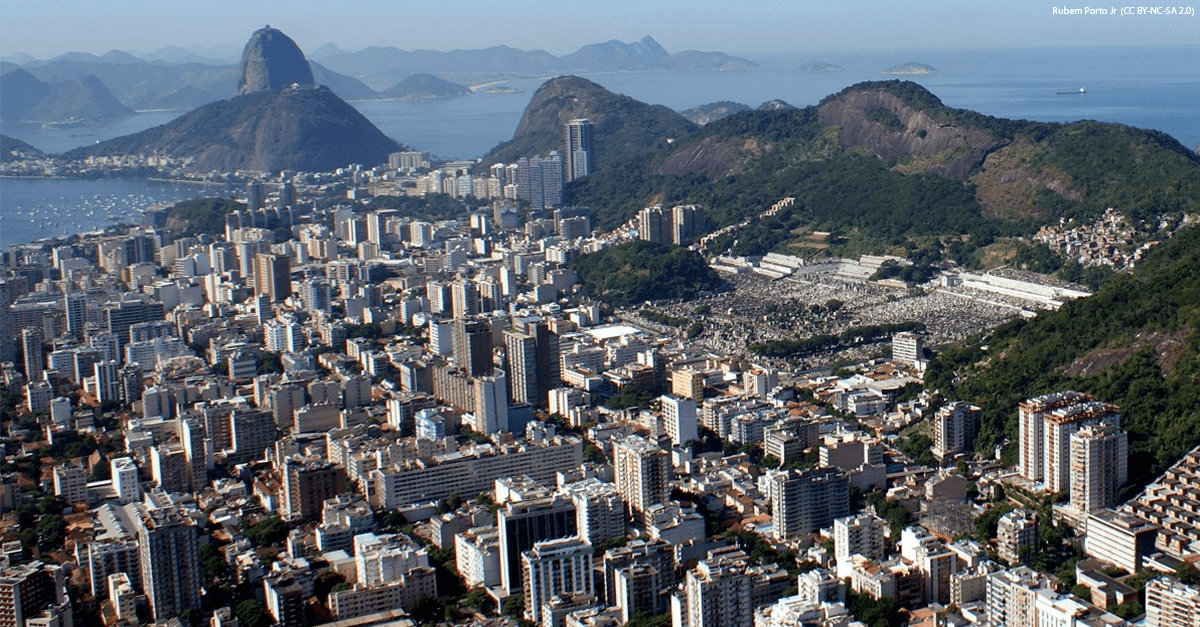 Vista panorâmica da cidade do Rio de Janeiro
