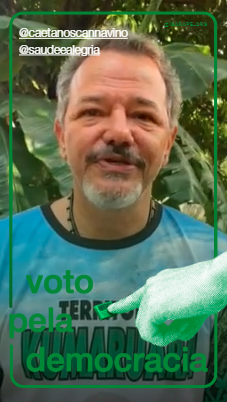 Print Caetano Scannavino - #VotoPelaDemocracia