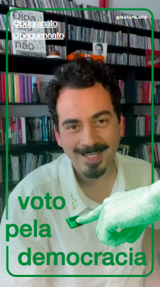 Print Pedro Granato - #VotoPelaDemocracia